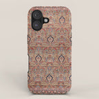Enchanting Antique Persian Dusky Rose iPhone Case Gallery Image 1