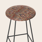 Enchanting Antique Persian Dusky Rose Stool Gallery Image 2