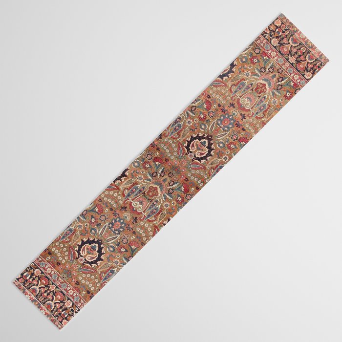 Enchanting Antique Persian Dusky Rose Table Runner Gallery Image 3