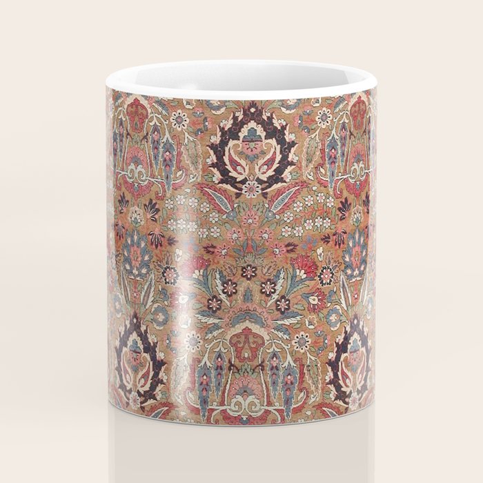 Enchanting Antique Persian Dusky Rose Coffee Mug Gallery Image 4