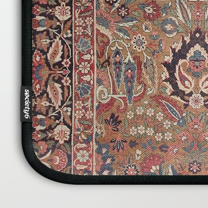 Enchanting Antique Persian Dusky Rose Laptop Sleeve Gallery Image 3