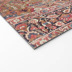 Enchanting Antique Persian Dusky Rose Welcome Mat Gallery Image 2