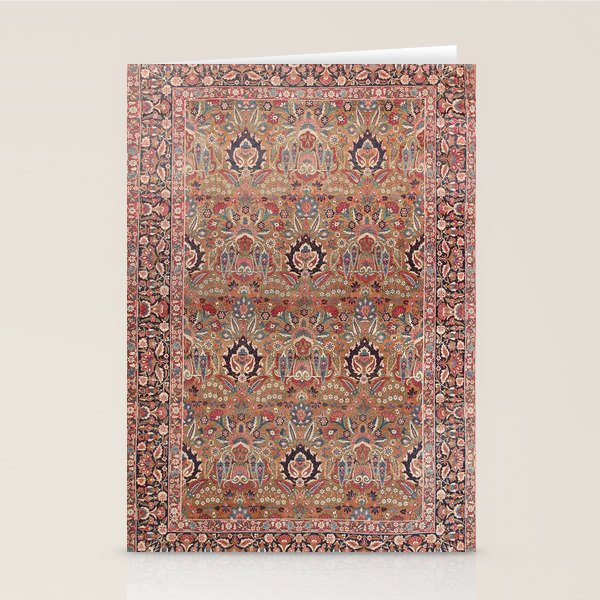 Enchanting Antique Persian Dusky Rose Stationery Card Gallery Image 2