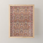 Enchanting Antique Persian Dusky Rose Mini Art Print Gallery Image 1