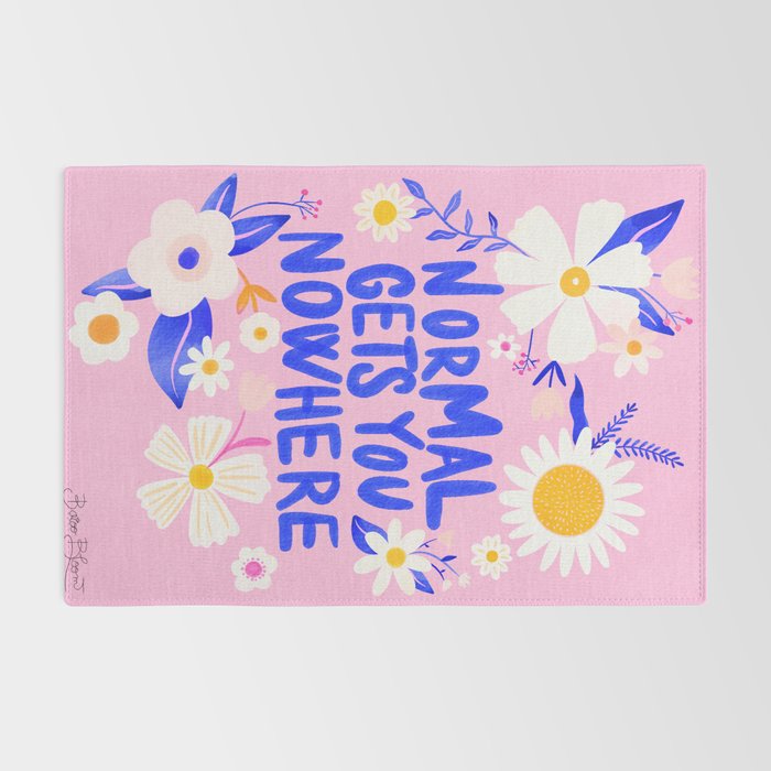 Normal gets you nowhere Rug Gallery Image 2