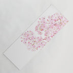 cherry blossom ink and watercolor 1 Yoga Mat Gallery Image 1