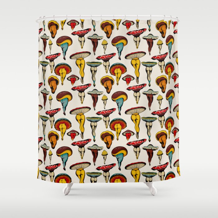 SEXY MUSHROOMS Shower Curtain Gallery Image 1
