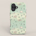 Bunny babies and mama bunnies iPhone Case Gallery Image 1