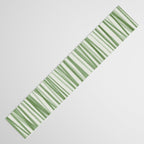 Green Stripes - Modern Abstract Style Table Runner Gallery Image 3