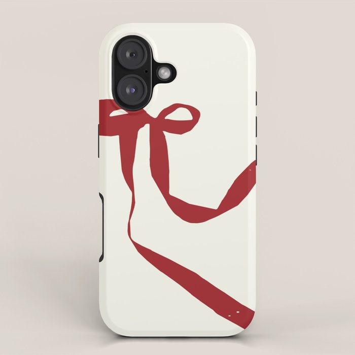 Red Bow iPhone Case Gallery Image 1