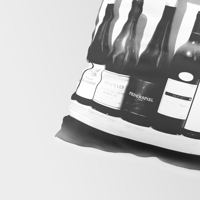 Wine Bottles in Black And White #decor #society6 #buyart Pillow Sham Gallery Image 4