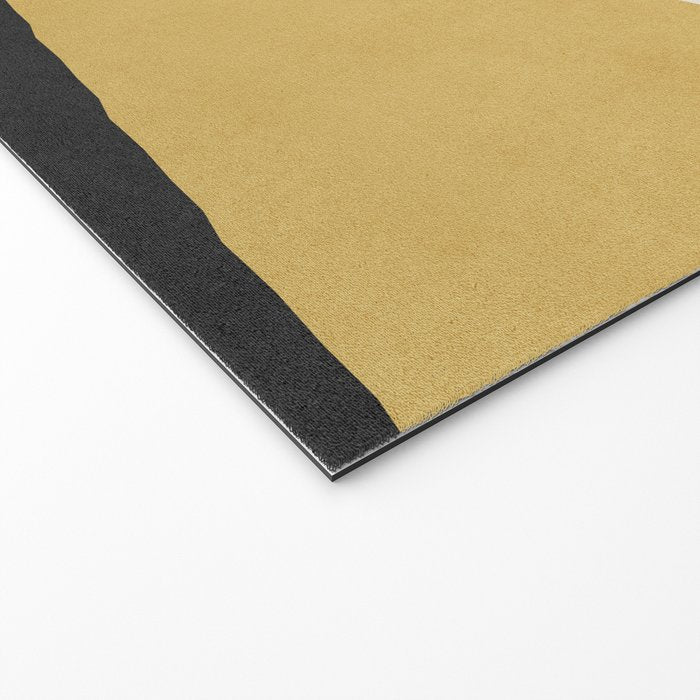 Graphic Edge Shape - Gold Yellow Welcome Mat Gallery Image 2