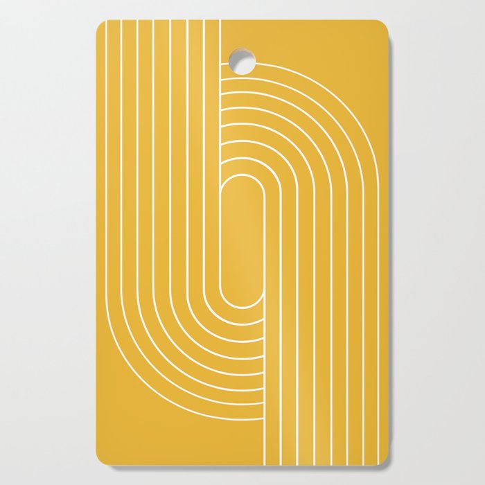 Oval Lines Abstract VII Cutting Board Gallery Image 1