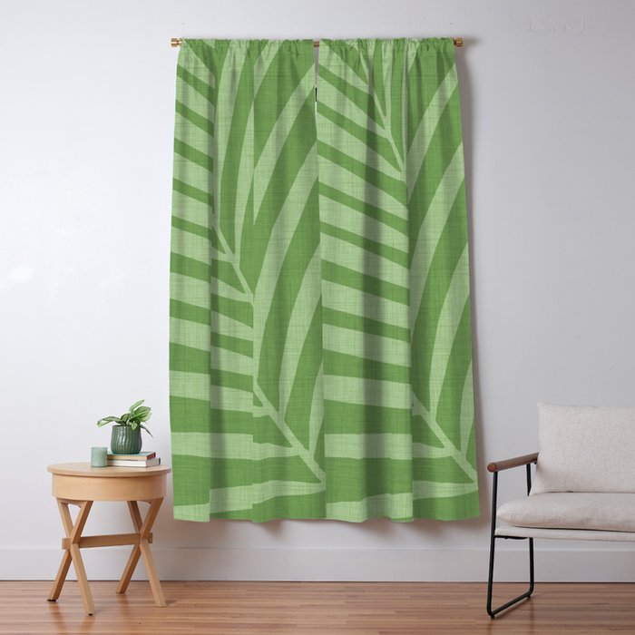 Palm Leaf 5 / Tropical Botanical Series Window Curtain Gallery Image 5