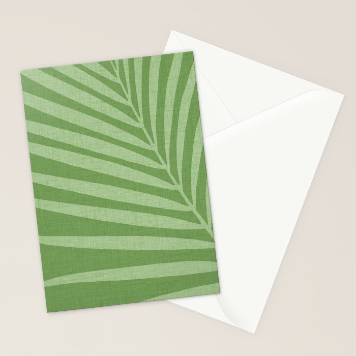 Palm Leaf 5 / Tropical Botanical Series Stationery Card Gallery Image 2
