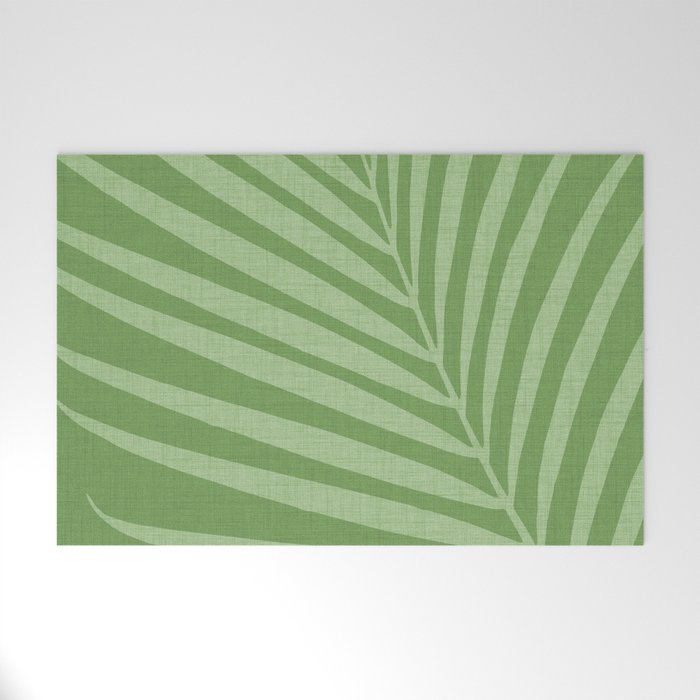 Palm Leaf 5 / Tropical Botanical Series Welcome Mat Gallery Image 1