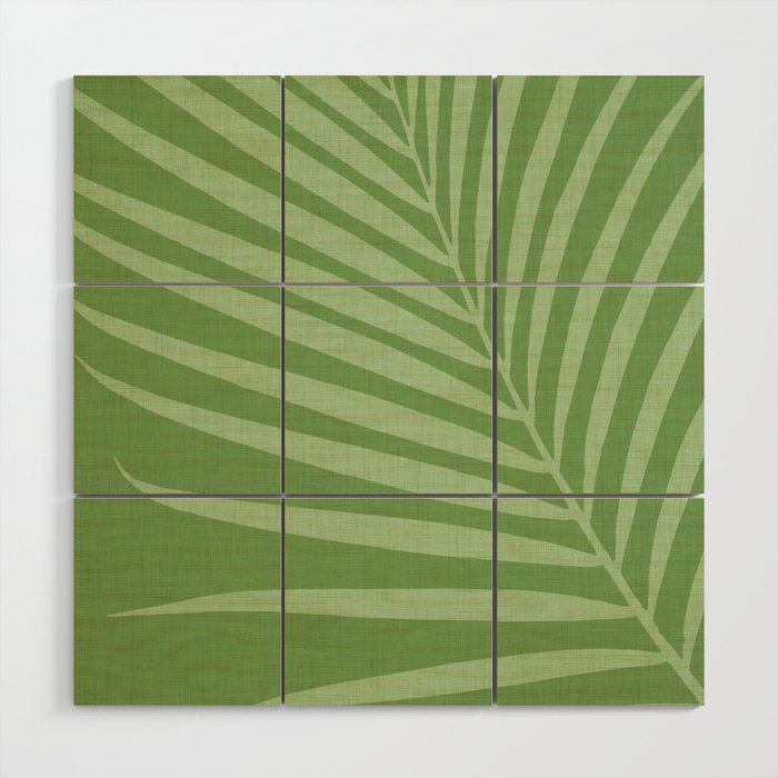 Palm Leaf 5 / Tropical Botanical Series Wood Wall Art Gallery Image 1