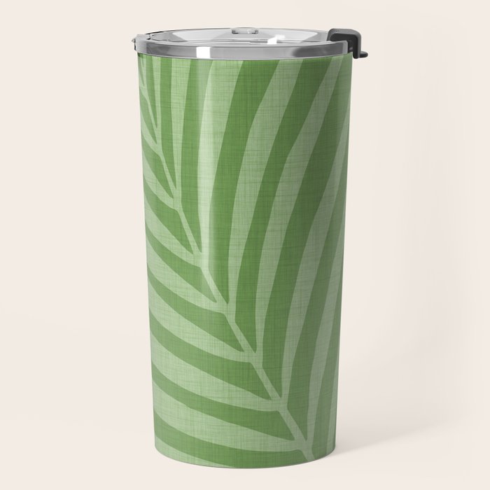 Palm Leaf 5 / Tropical Botanical Series Travel Mug Gallery Image 2