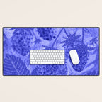 Strawberry Garden in Botanical Blue Desk Mat Gallery Image 1