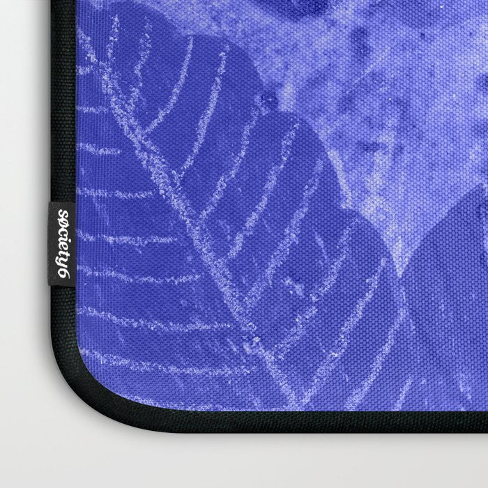 Strawberry Garden in Botanical Blue Laptop Sleeve Gallery Image 3