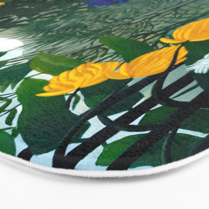 The Repast of the Lion (1907) by Henri Rousseau Bath Mat Gallery Image 3