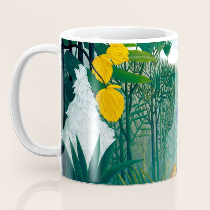 The Repast of the Lion (1907) by Henri Rousseau Coffee Mug Gallery Image 3