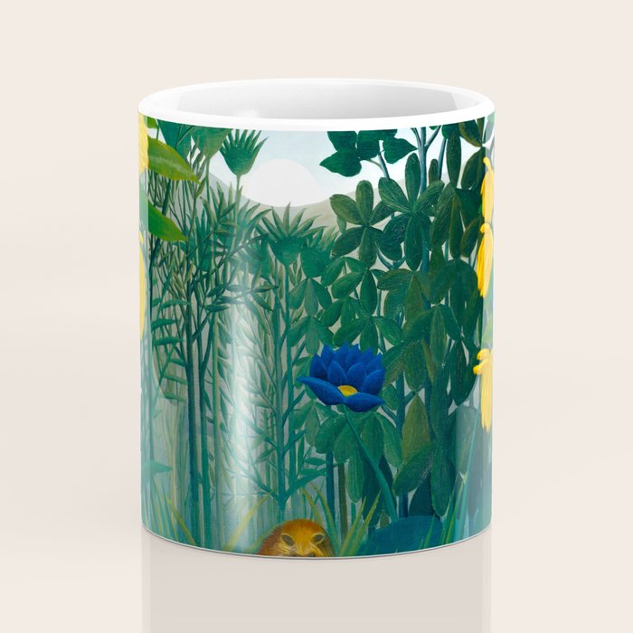 The Repast of the Lion (1907) by Henri Rousseau Coffee Mug Gallery Image 4