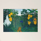 The Repast of the Lion (1907) by Henri Rousseau Welcome Mat Gallery Image 1