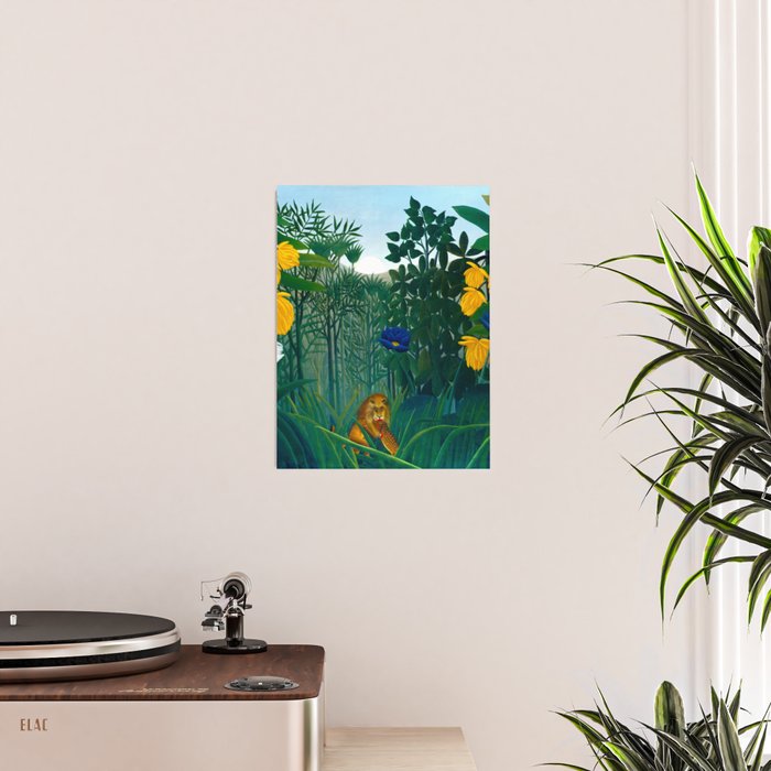 The Repast of the Lion (1907) by Henri Rousseau Poster Gallery Image 2