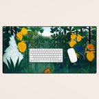 The Repast of the Lion (1907) by Henri Rousseau Desk Mat Gallery Image 1