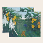The Repast of the Lion (1907) by Henri Rousseau Placemat Gallery Image 1