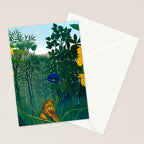 The Repast of the Lion (1907) by Henri Rousseau Stationery Card Gallery Image 2