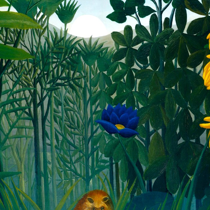 The Repast of the Lion (1907) by Henri Rousseau Coffee Mug Gallery Image 2