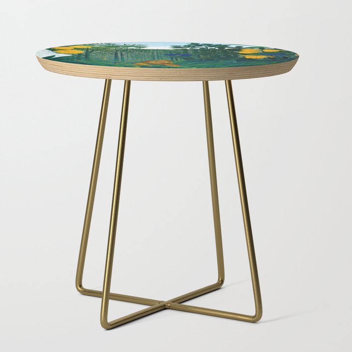 The Repast of the Lion (1907) by Henri Rousseau Side Table Gallery Image 1