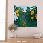 The Repast of the Lion (1907) by Henri Rousseau Wall Tapestry Gallery Image 2
