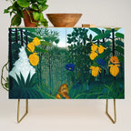 The Repast of the Lion (1907) by Henri Rousseau Credenza Gallery Image 1