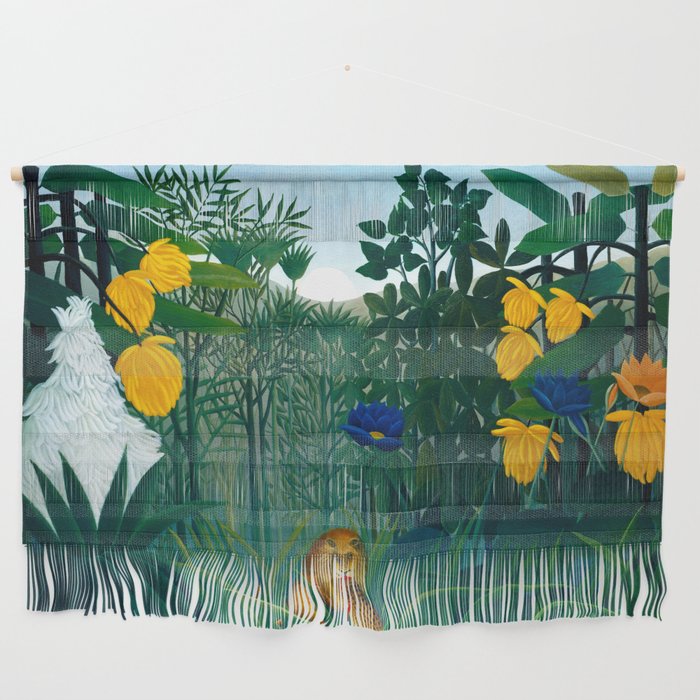 The Repast of the Lion (1907) by Henri Rousseau Wall Hanging Gallery Image 1