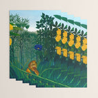 The Repast of the Lion (1907) by Henri Rousseau Wrapping Paper Gallery Image 3