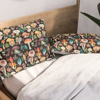 Mushroom heart Pillow Sham Gallery Image 2