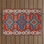 Night Navy Shards  Outdoor Rug Gallery Image 1