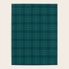 Dark Teal Plaid Poster Gallery Image 4