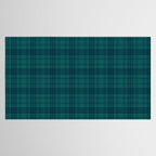 Dark Teal Plaid Tablecloth Gallery Image 2