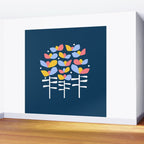 Florals Looking Up Wall Mural Gallery Image 2