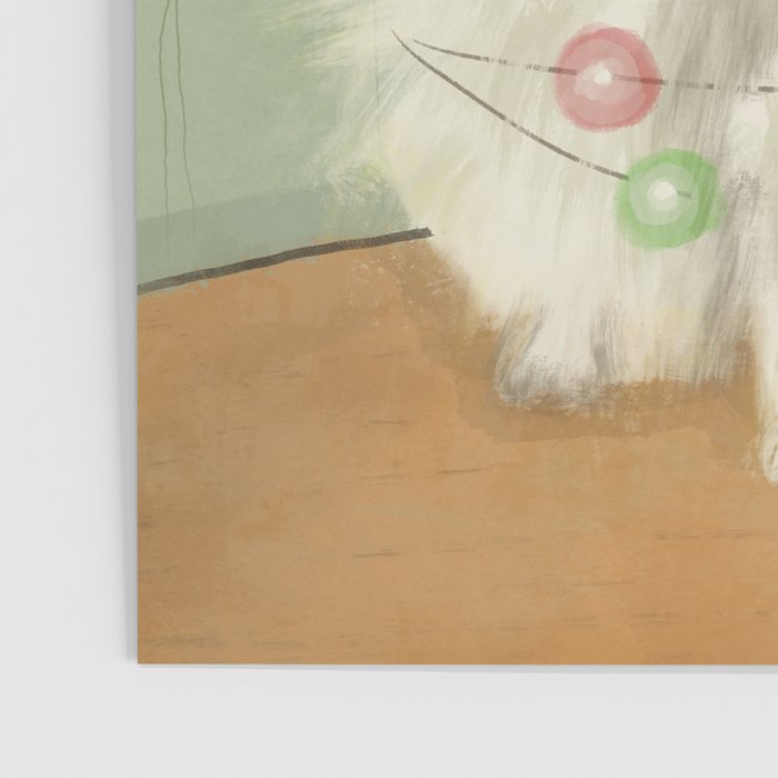 Lit up Holiday Samoyed Poster Gallery Image 3