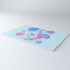 Polka dot jellyfish Rug Gallery Image 3