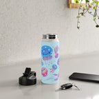 Polka dot jellyfish Water Bottle Gallery Image 4