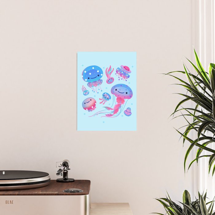 Polka dot jellyfish Poster Gallery Image 2