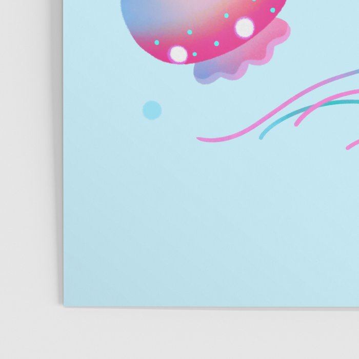 Polka dot jellyfish Poster Gallery Image 3