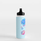 Polka dot jellyfish Water Bottle Gallery Image 3