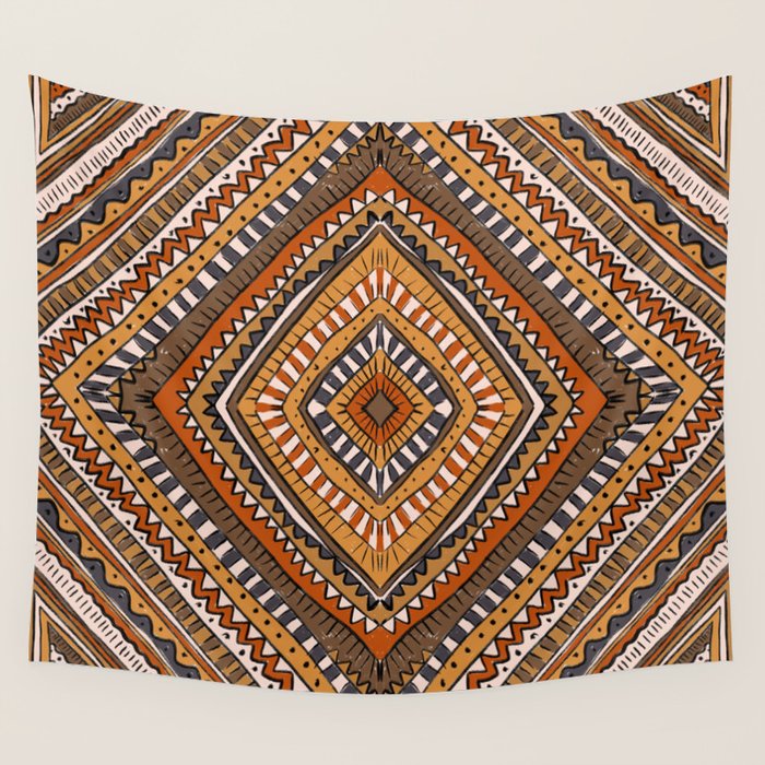 Symmetrical Pattern Wall Tapestry Gallery Image 4